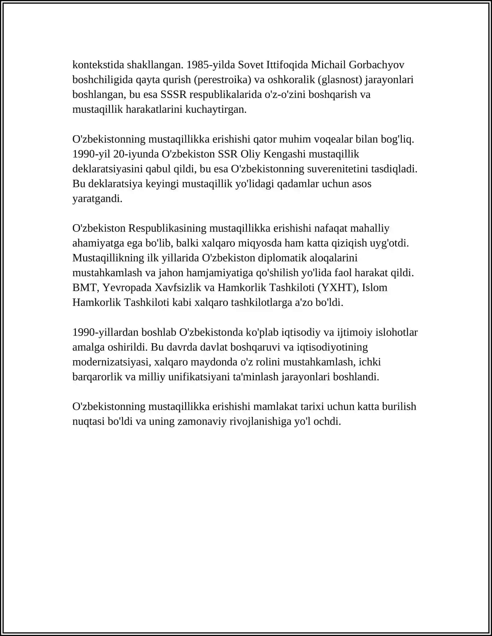 ÒZBEKISTONNING ENG YANGI TARIXI 4