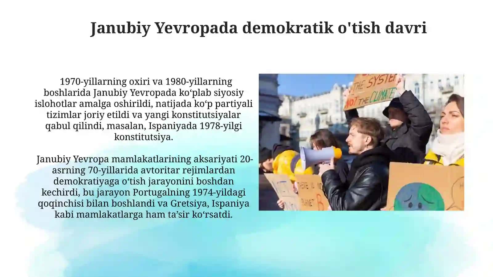 Janubiy va shimoliy Yevropa mamlakatlari diktatura va demokratiya 4