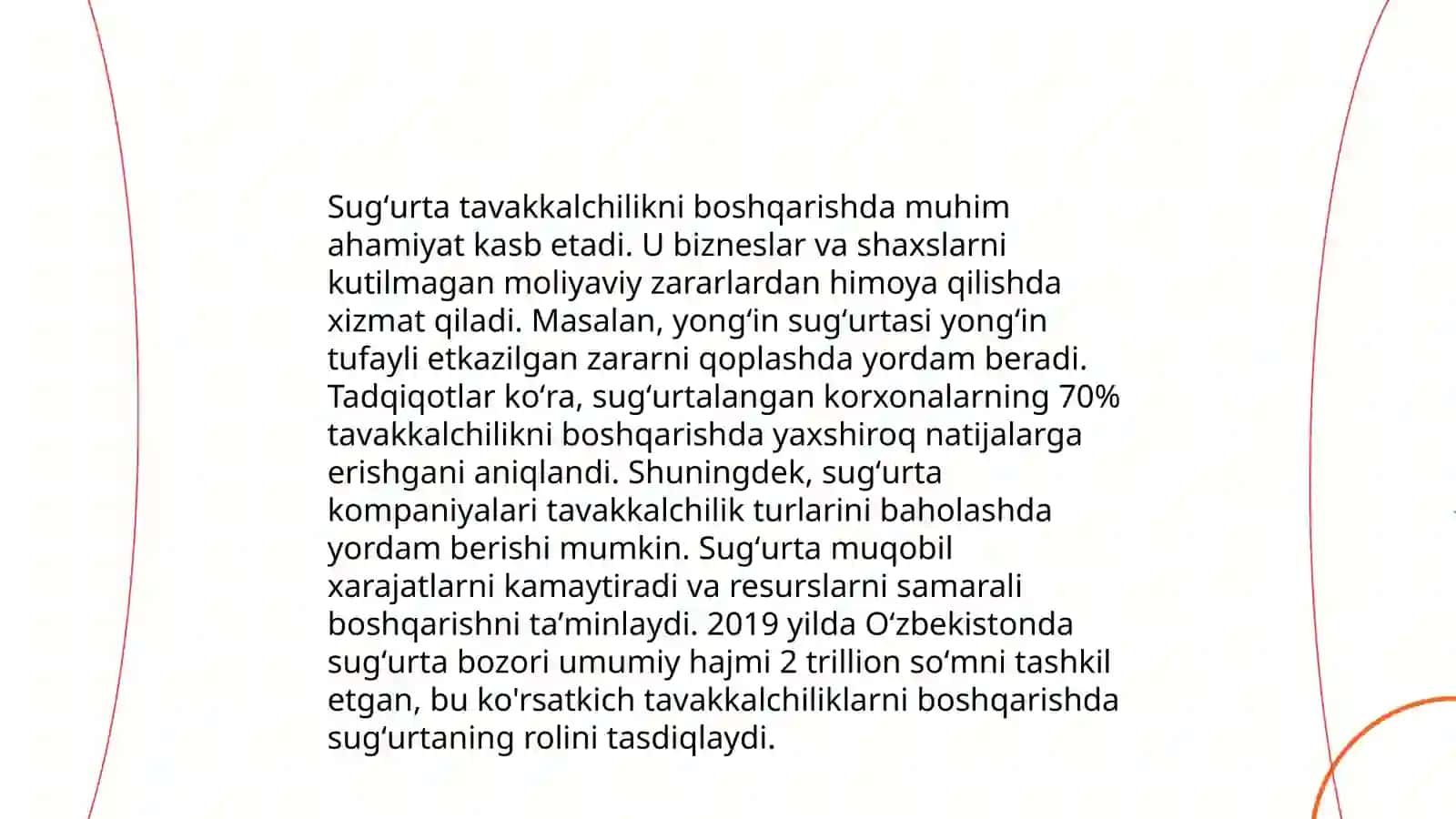 Sugʻurta bozori va uning iqtisodiy barqarorlikka taʼsiri 4