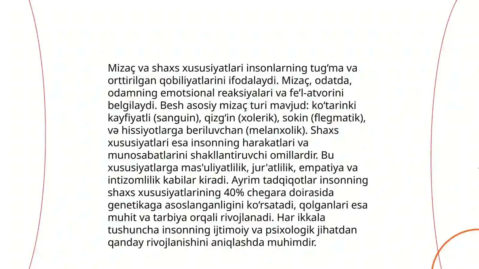 Shaxsning individual xususiyatlarini eksperimental o‘rganish 4