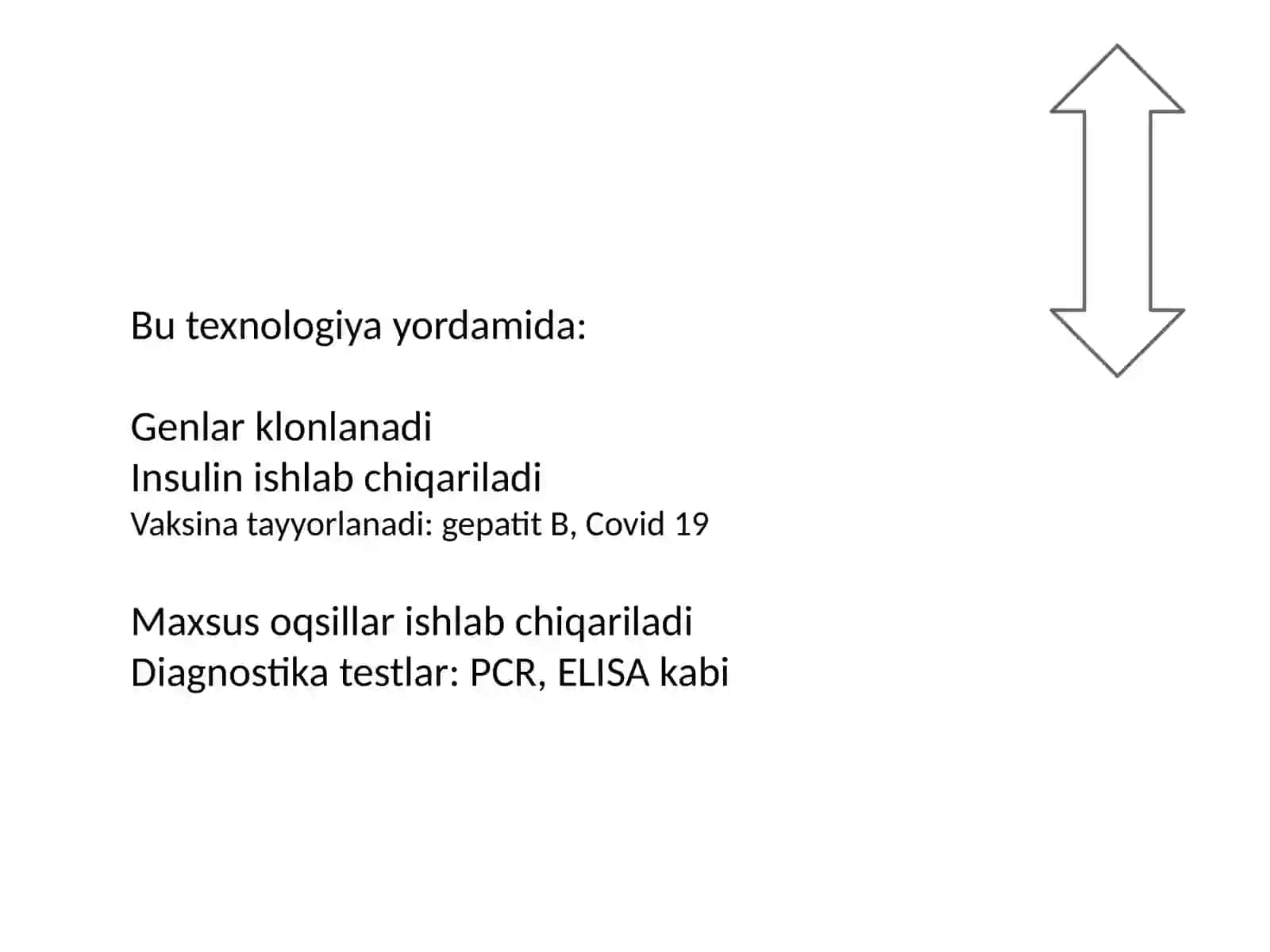 Tibbiyotda DNK rekombinantlarini qoʻllanilishi 4