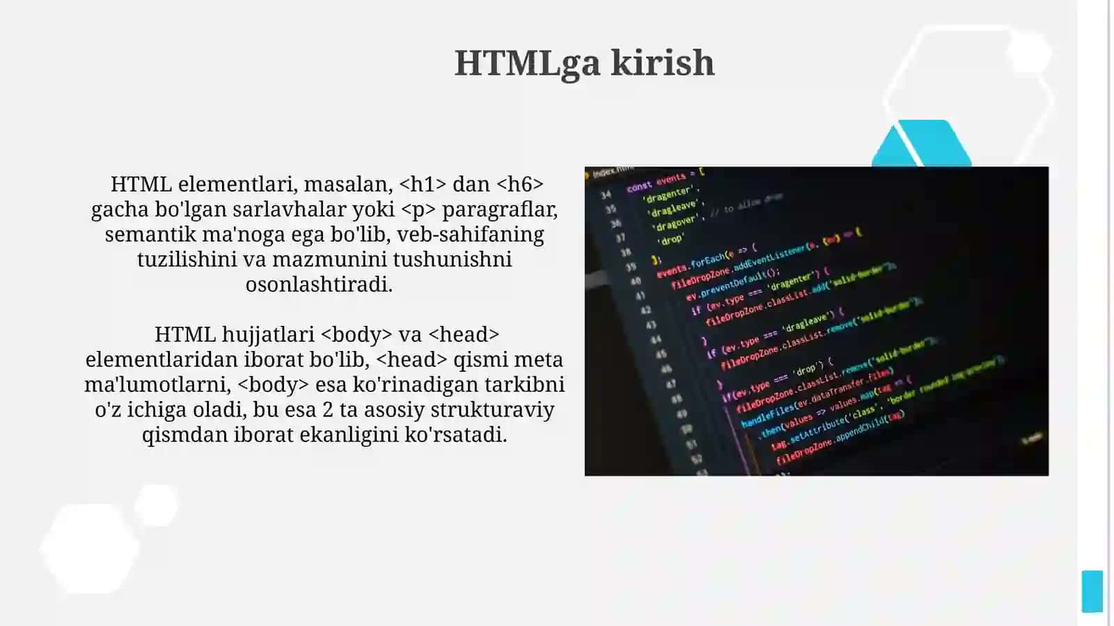 HTML va CSS texnologiyalari: web-sahifa tuzilishi va uslublarini yaratish 4