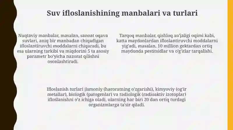 Gidrosferani muhofaza qilish 4