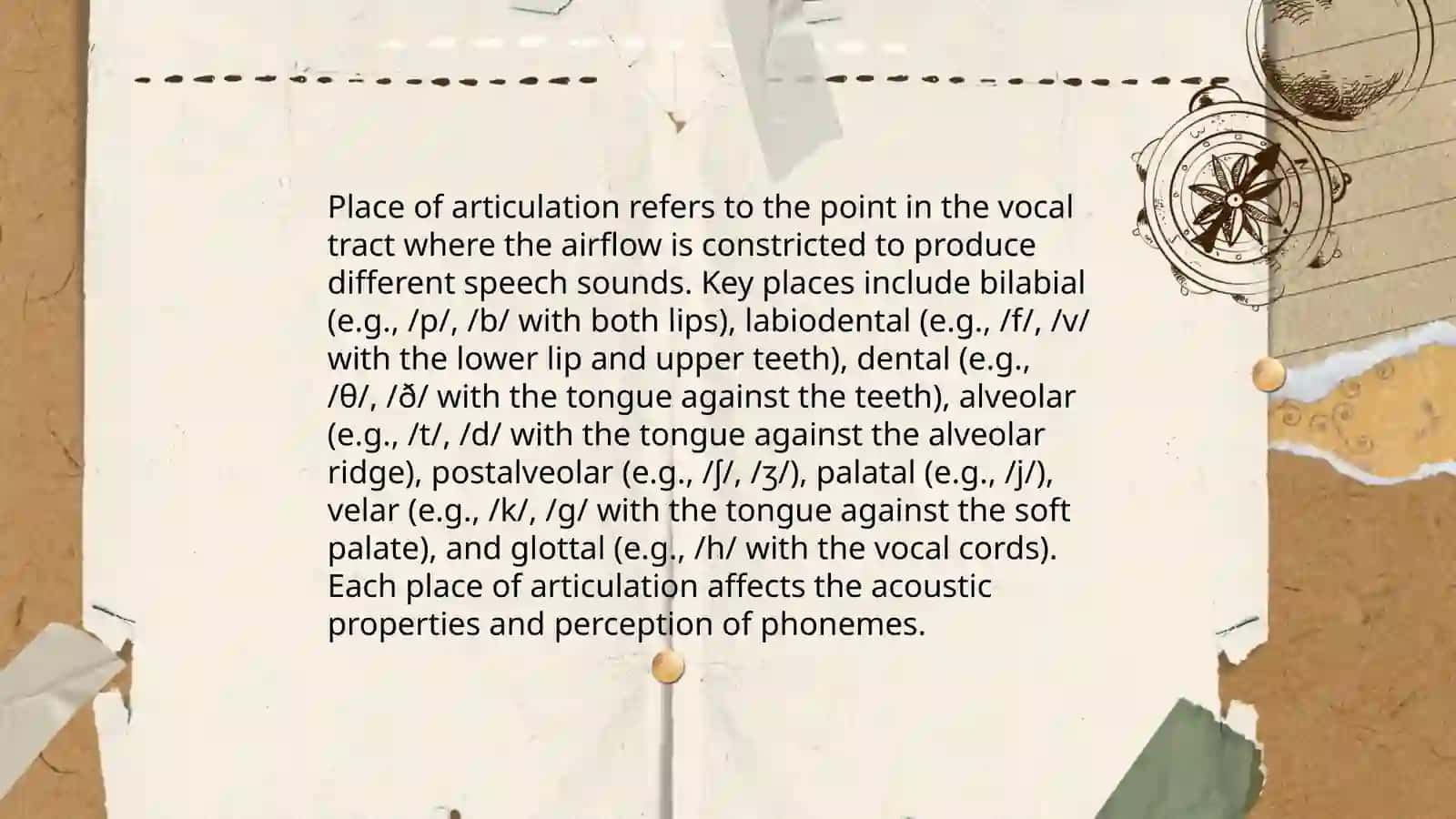 Classification and Description of consonants 4