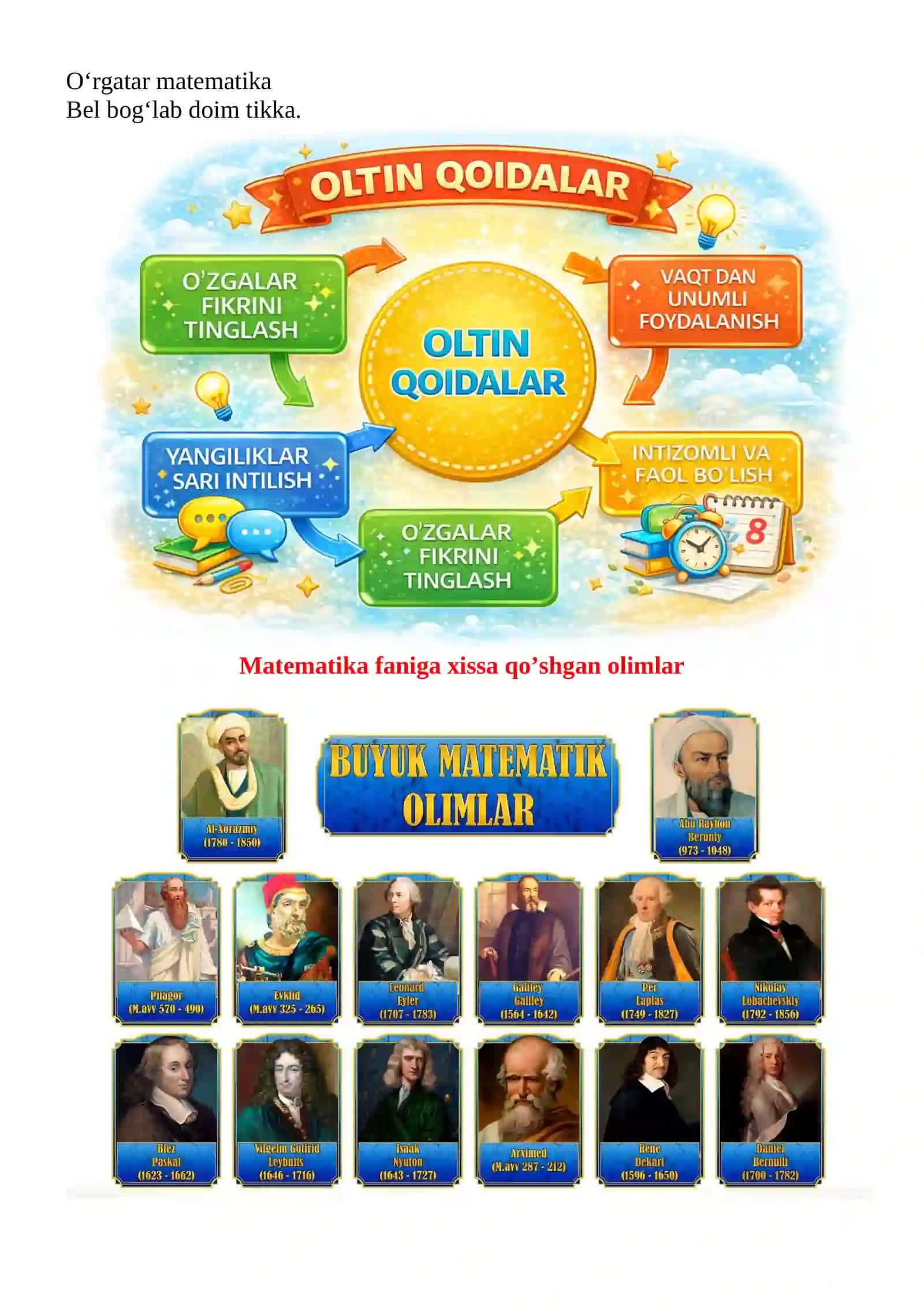 Birdan ayirish mavzusida 4-sinf Matematika fanidan dars ishlanmasi 4