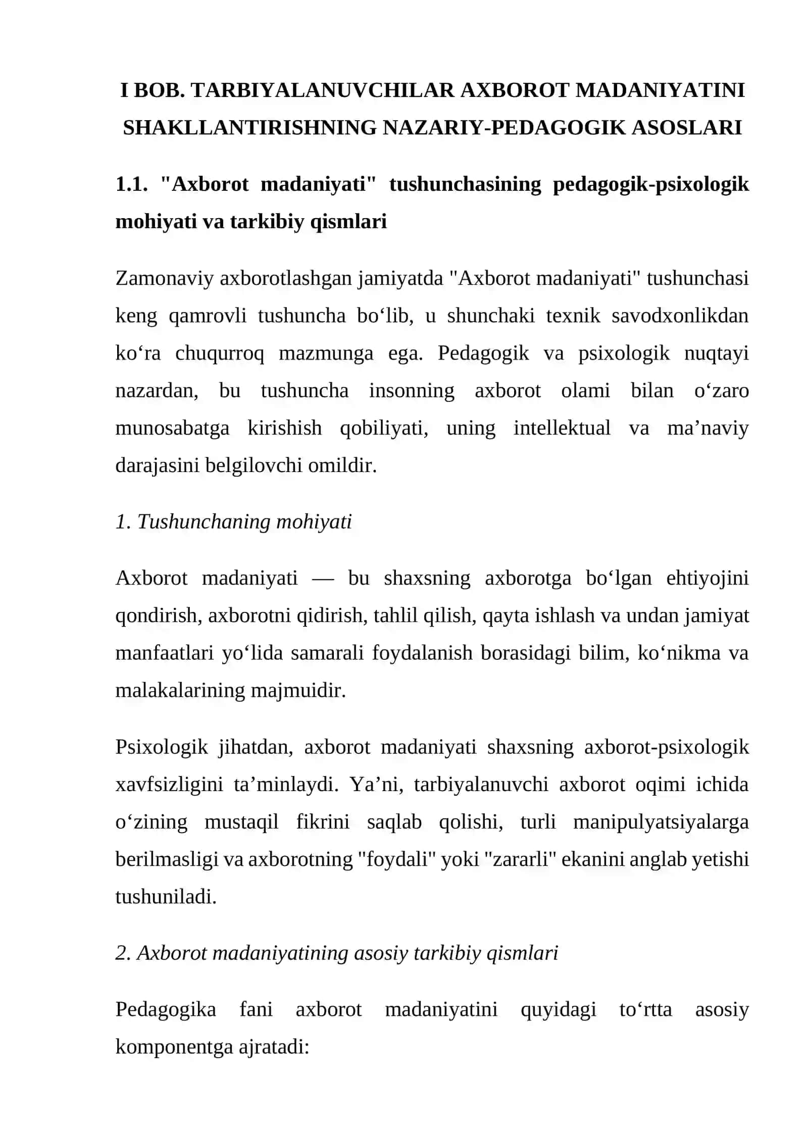 Tarbiyalanuvchilarda axborot madaniyati shakllantirish 4