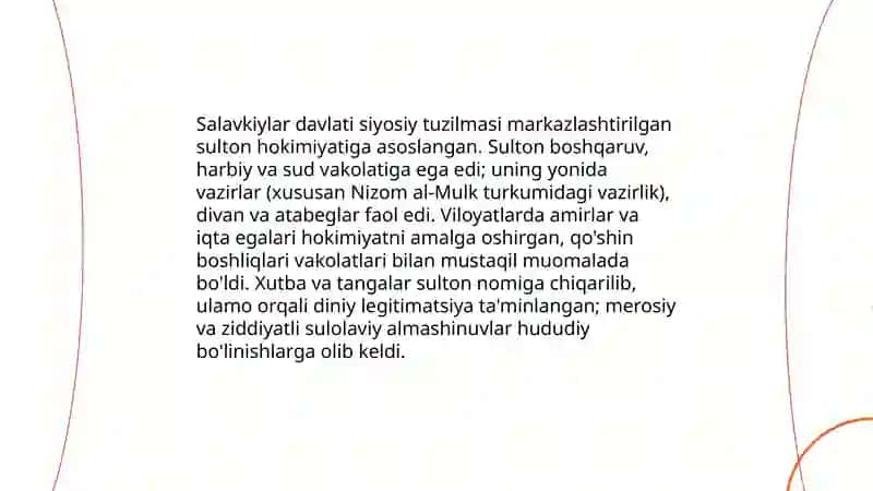 Salavkiylar Davlati 4
