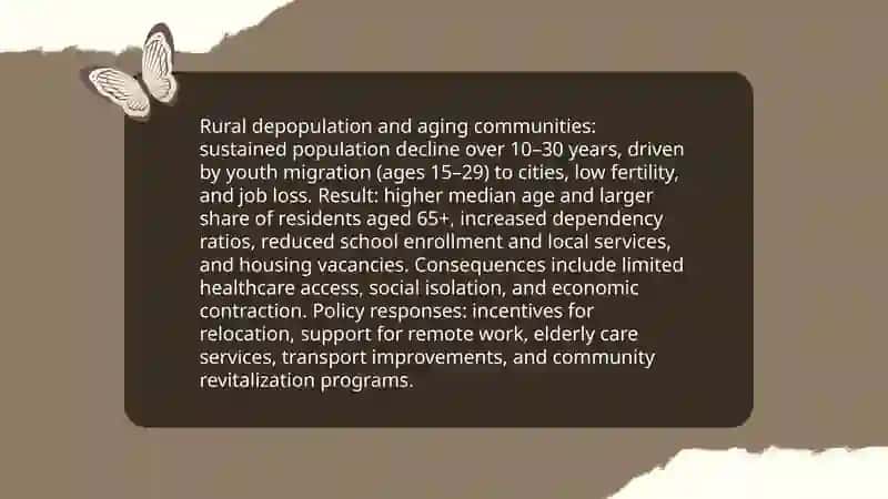 Urban and rural life 4