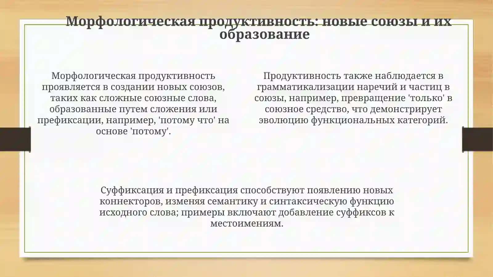 Продуктивные явления в сфере союзной лексики 4