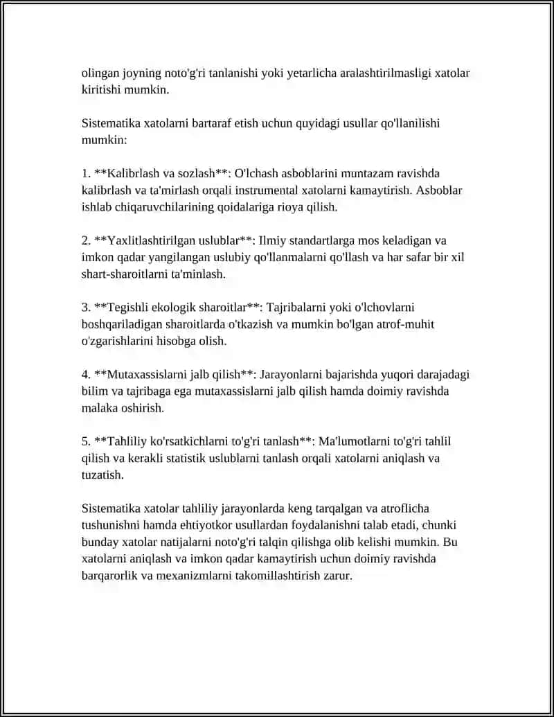SISTEMATIK XATOLAR VA UALRNI BARTARAF ETISH USULLARI 4