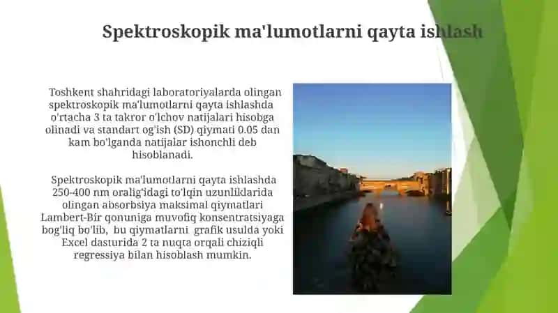 UV-Spektrofotometriya usuli 4