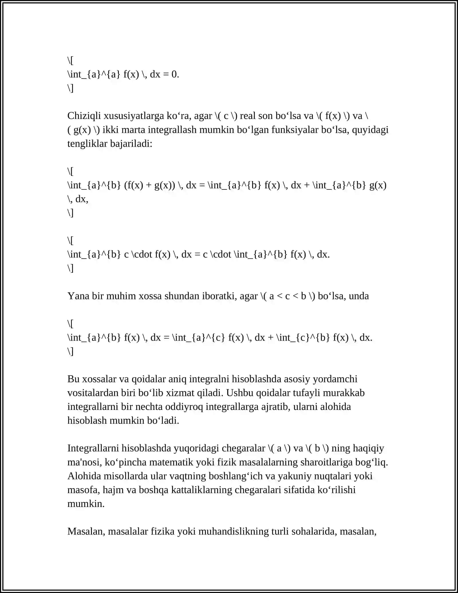 ANIQ INTEGRAL 4