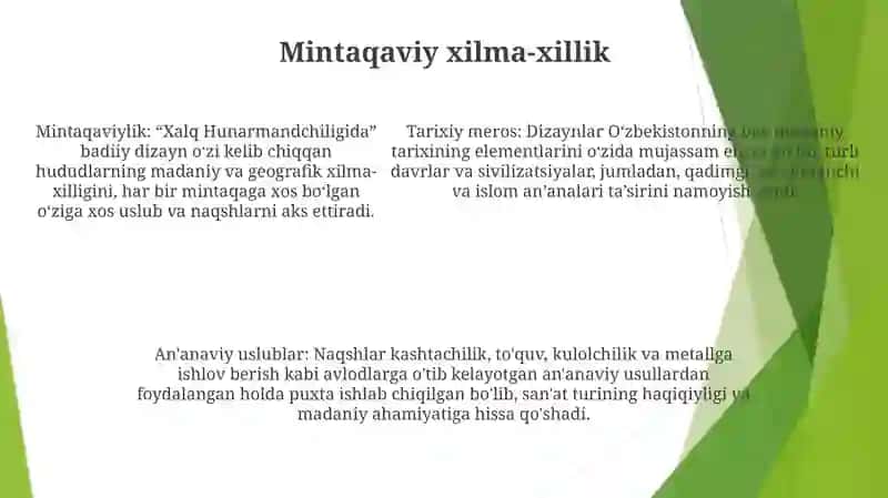 Xalq Hunarmandchiligida Dizaynning O'Ziga Xos Xususiyatlari 4