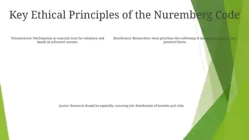Nuremberg Recommendations 4