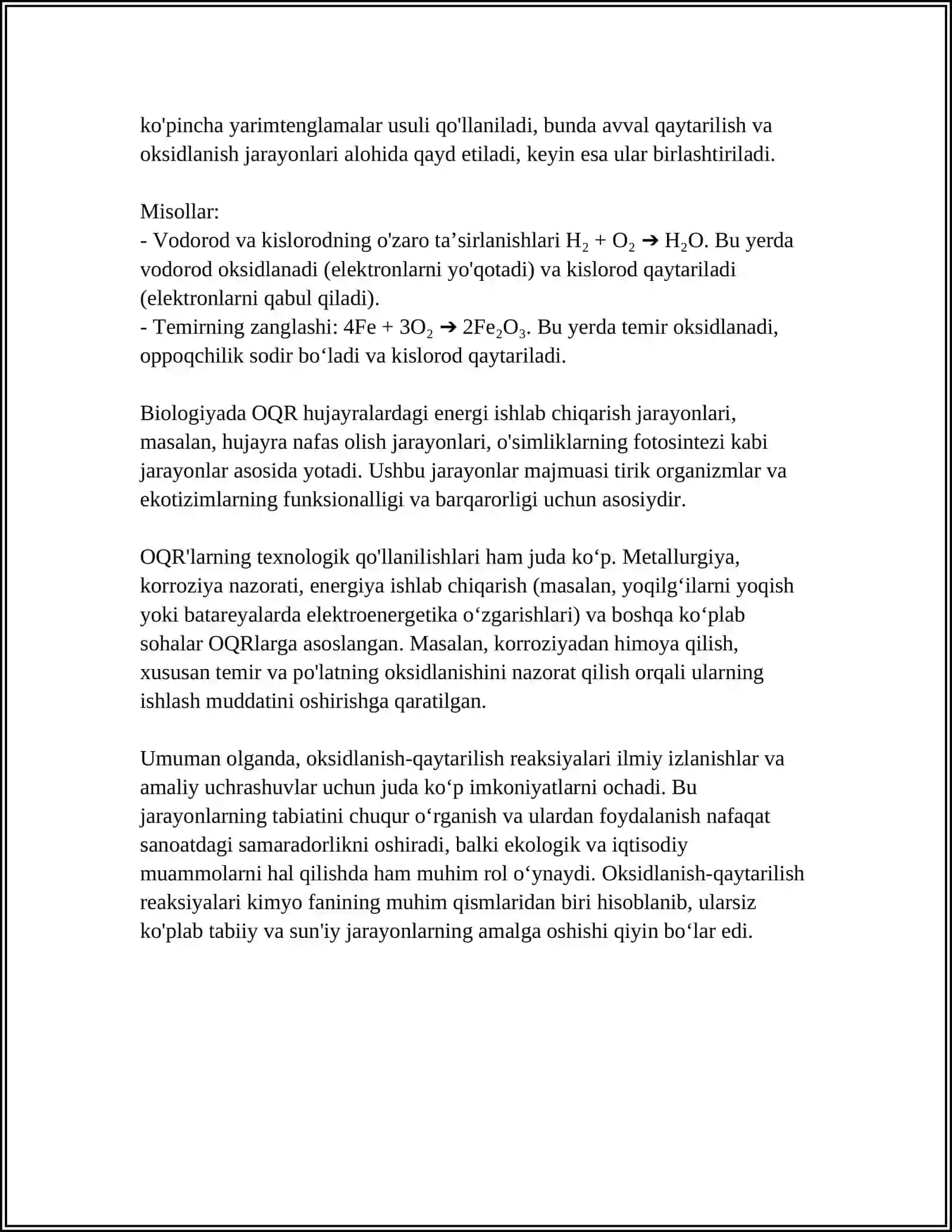 OKSIDLANISH-QAYTARLISH REAKSIYALARIGA LASOSLANGAN REDOKSMETRIK TITRLASH 4