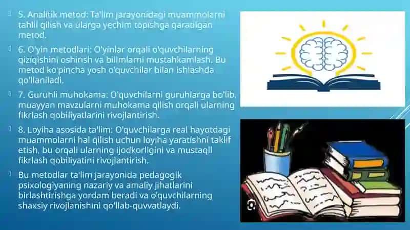 Pedagogik psixologiya metodlari 4