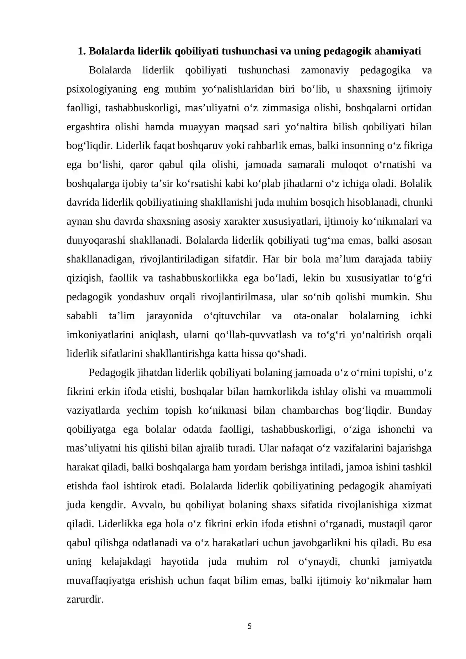 Bolalarda liderlik qobiliyatini shakllantirishda ijtimoiy o‘yinlaring o‘rni 4