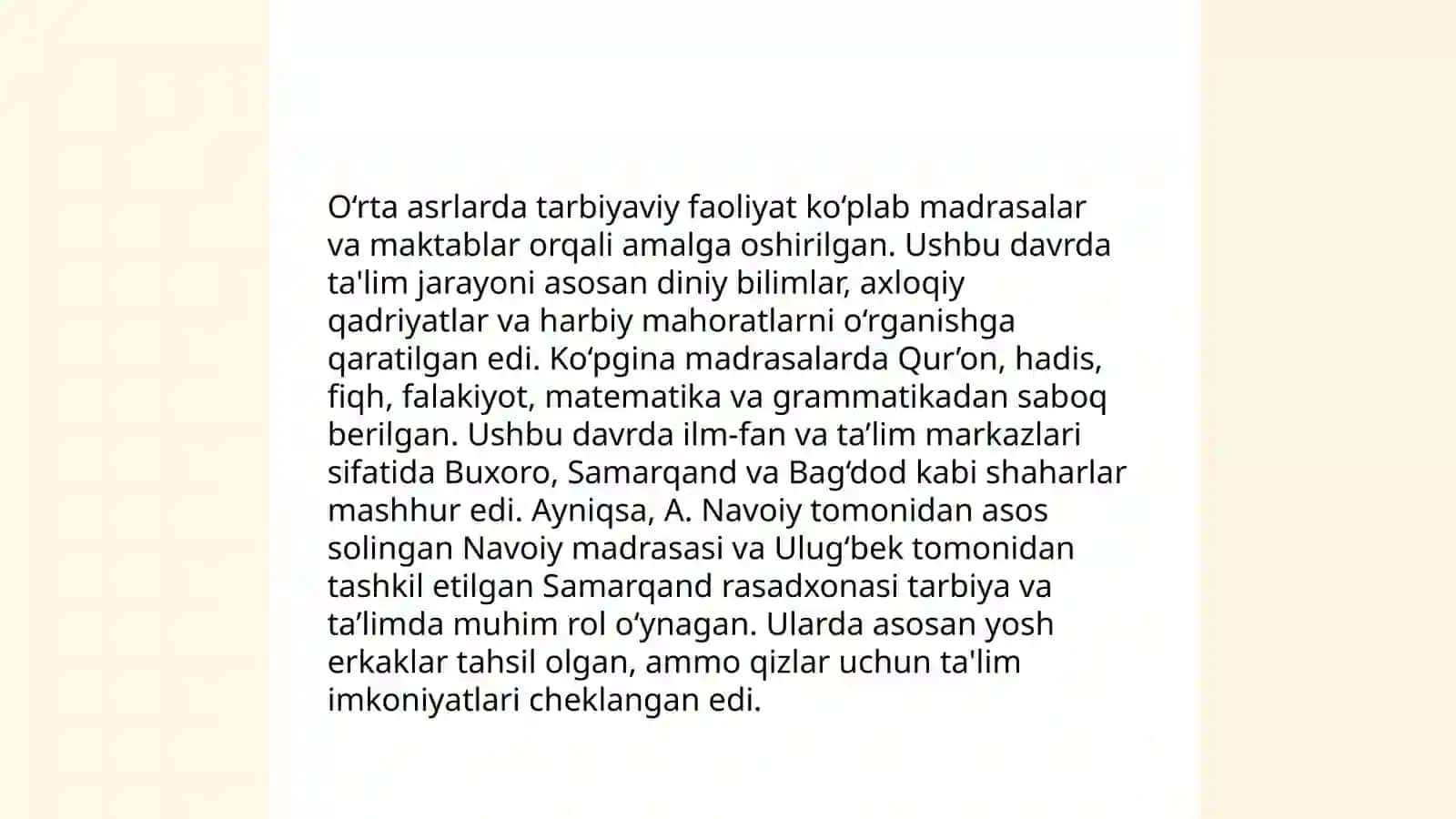 Tarbiyaviy faoliyat diaginostikasining tarixiy tadrijiy rivoji 4