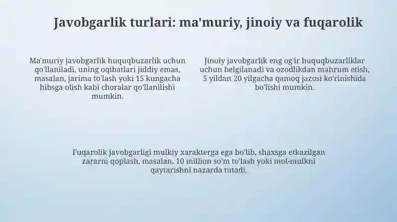 Huquqbuzarlik va yuridik javobgarlik 4