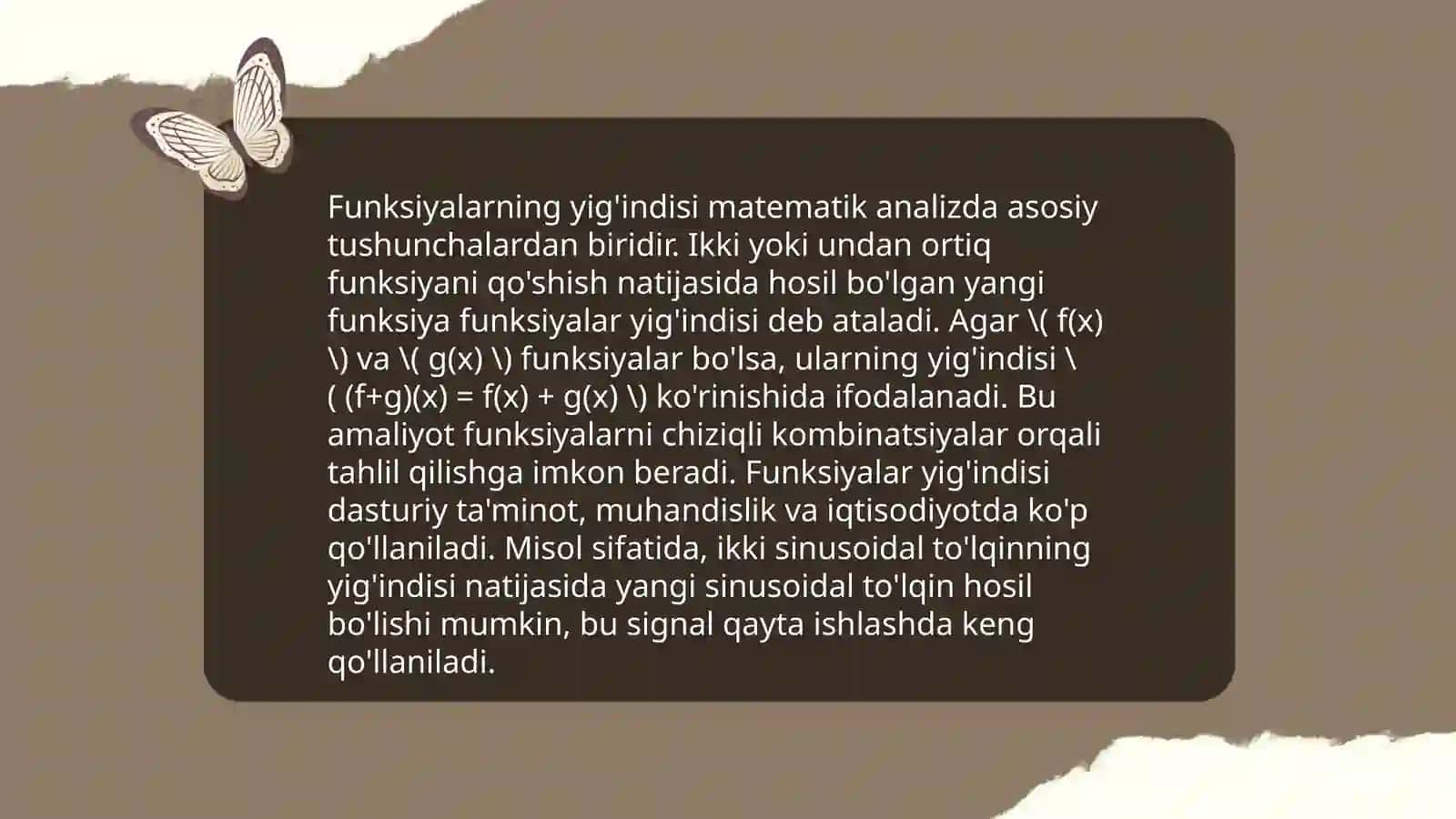 Yig'indi va ayirmaning matematik ta'rifi 4