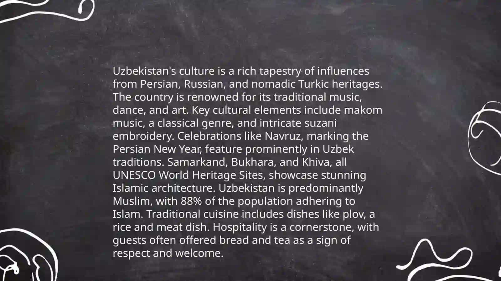 Uzbekistan mavzusi ingiliz tilida 4