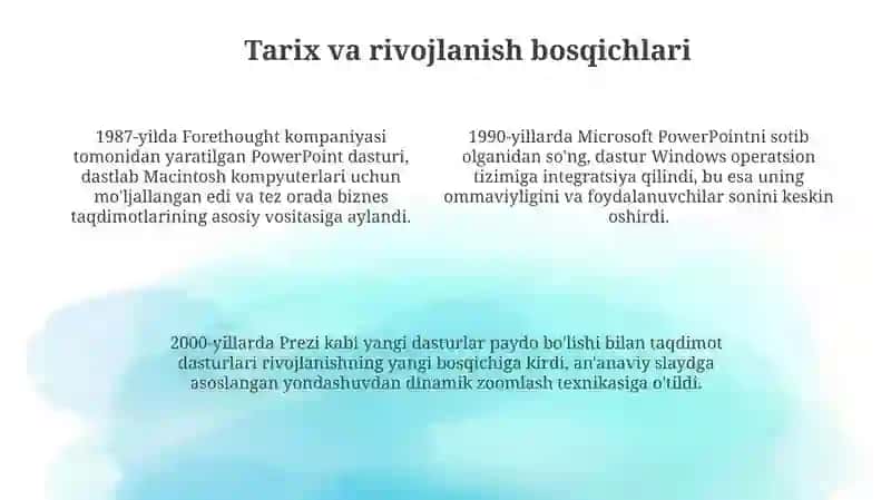 Taqdimot dasturlari (PowerPoint, Prezi, Focusky va boshqa dasturlar) 4