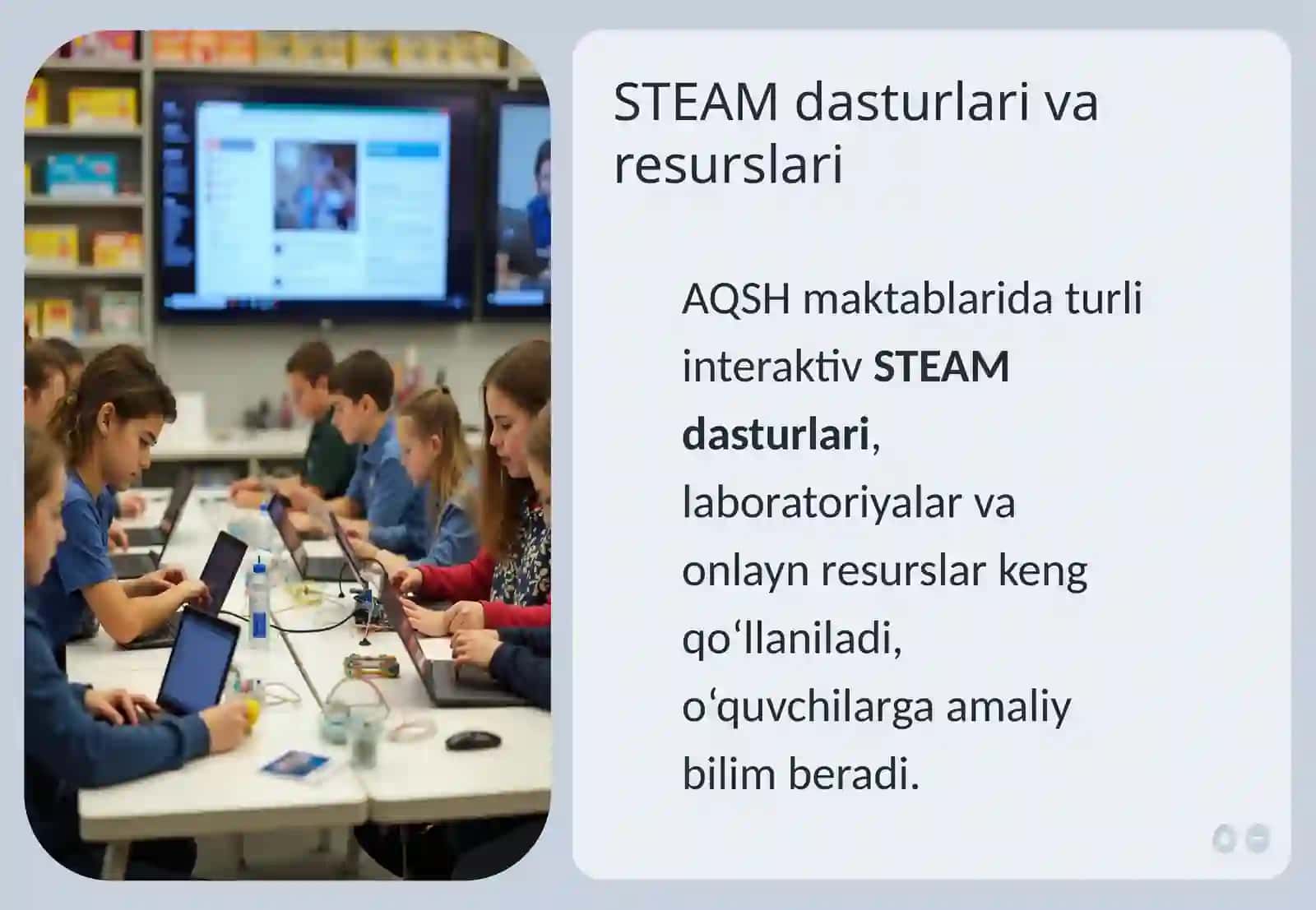 AQSH Germaniya va Rossiyada boshlang'ich ta'lim STEAM ta'lim texnologiyasidan foydalanish 4