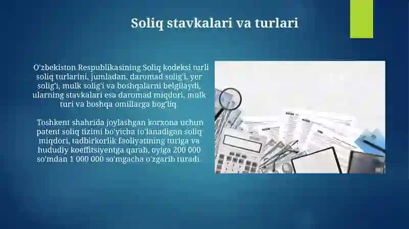Soliqlar va soliqqa tortish 4