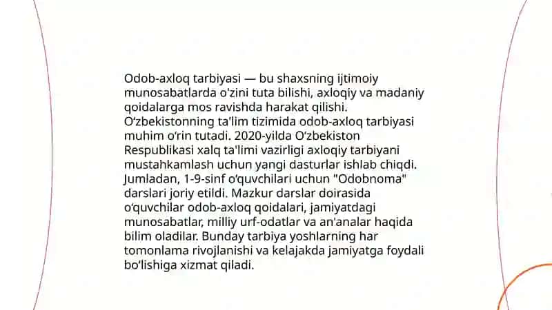 Odob ahloq qoidalari 4