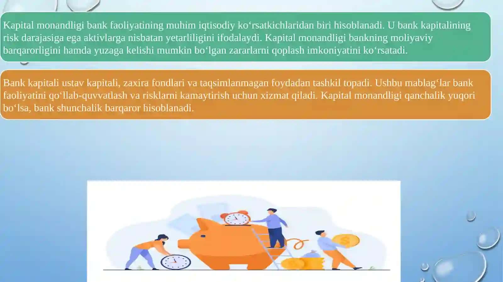 Kapital monandligi to’g’risidagi nizom SLAYD 4