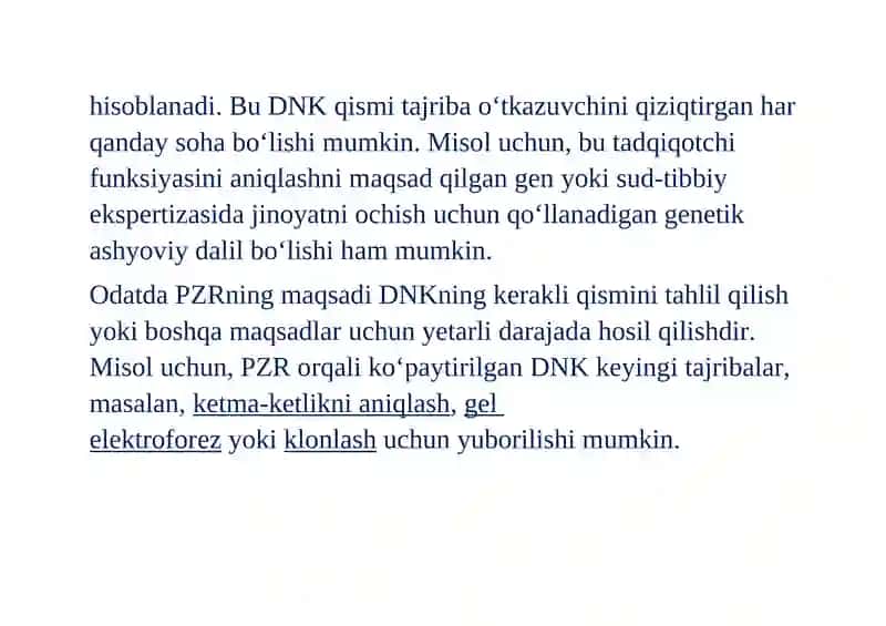 Polimeraza zanjir reaksisi (PZR) 4