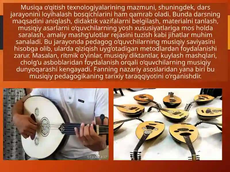 Musiqao‘qitishtexnologiyalari fanining asosiy maqsad va vazifalari 4