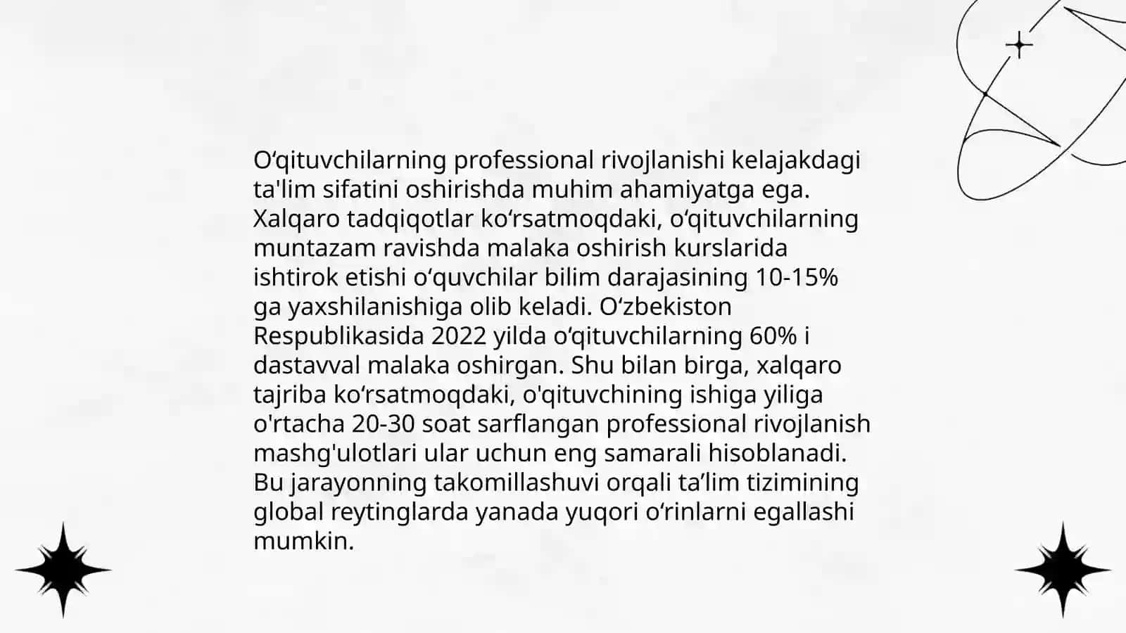 TALIS xalqaro baholash dasturi 4