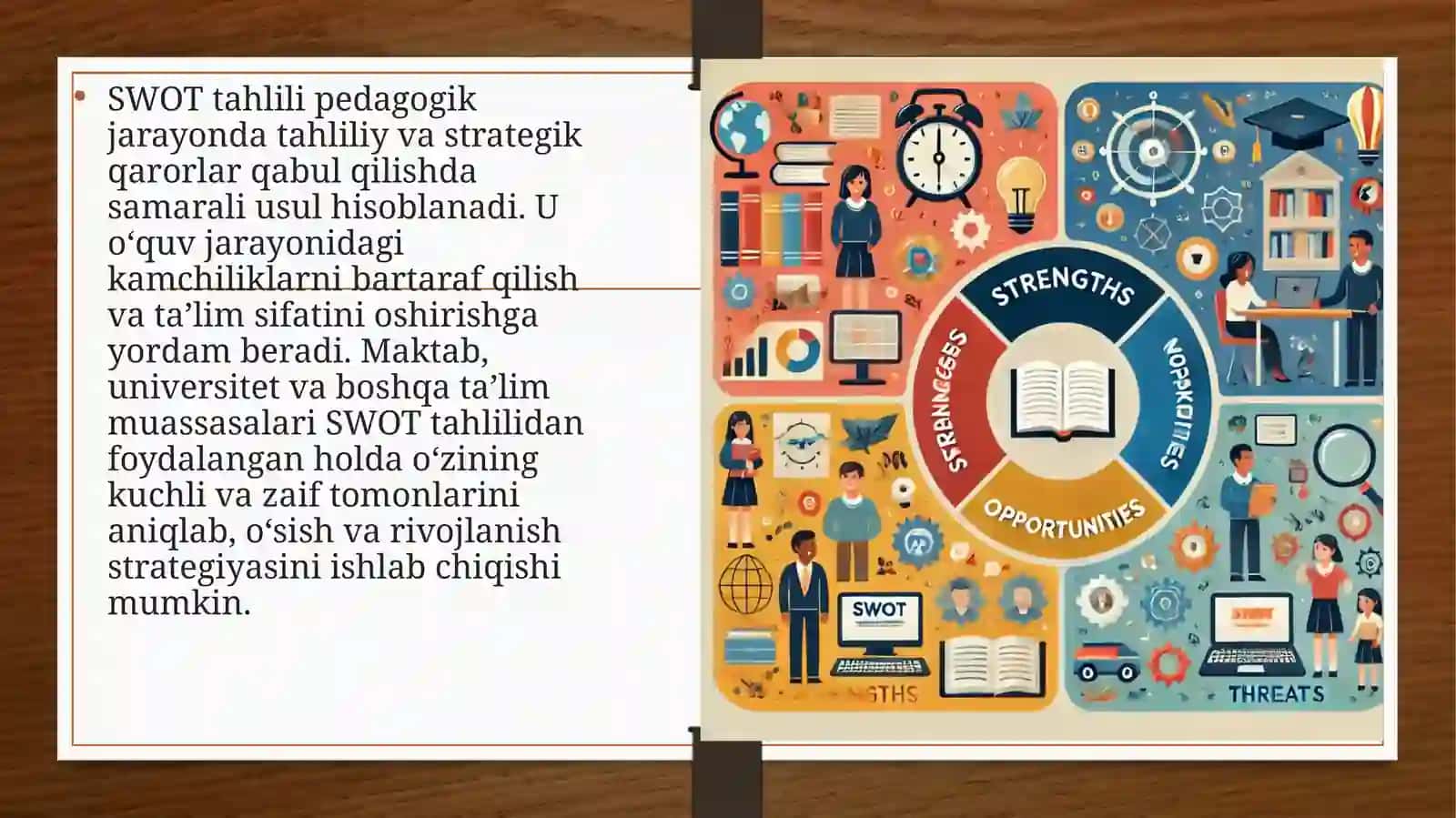 SWOT tahlili haqida taqdimot 4