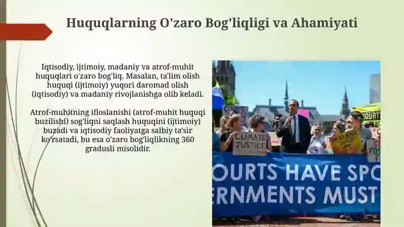 Iqtisodiy Ijtimoiy Madaniy va Ekologik Huquqlar 4