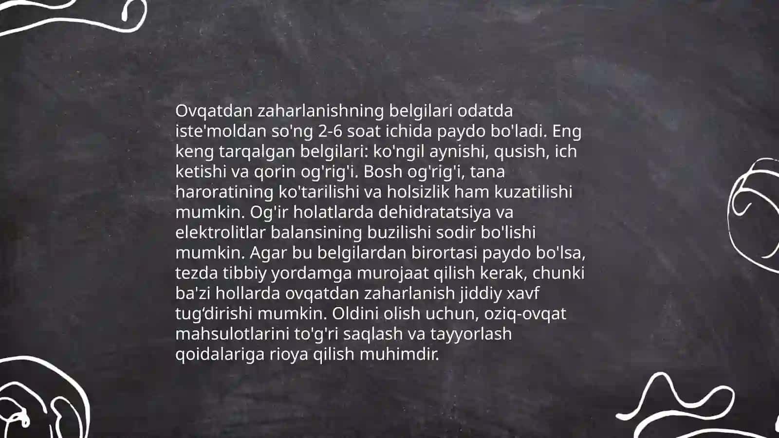 Ovqatdan zaharlanishlar va ularning profilaktikasi 4