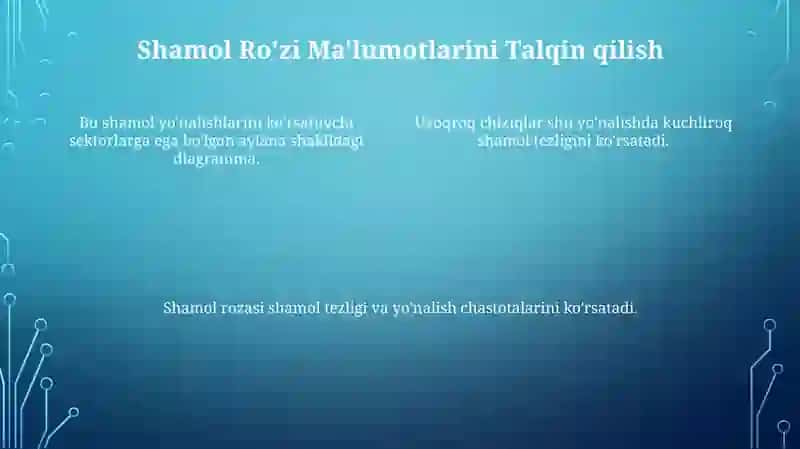 Xursandchilik Xaritasi: Shamol Gulining Qo'llanilishi 4