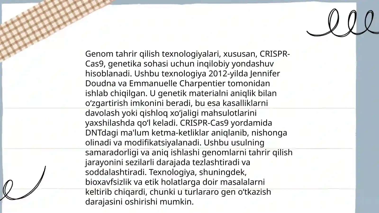 O'simlik va hayvon irsiyatini gen injeneriyasi usuli bilan o'zgartirish va organizmlarni klonlash 4