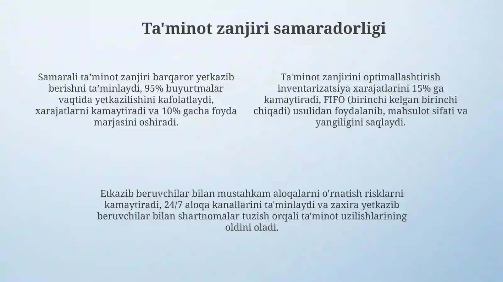 Moliyaviy barqarorlik va zaxiralar 4