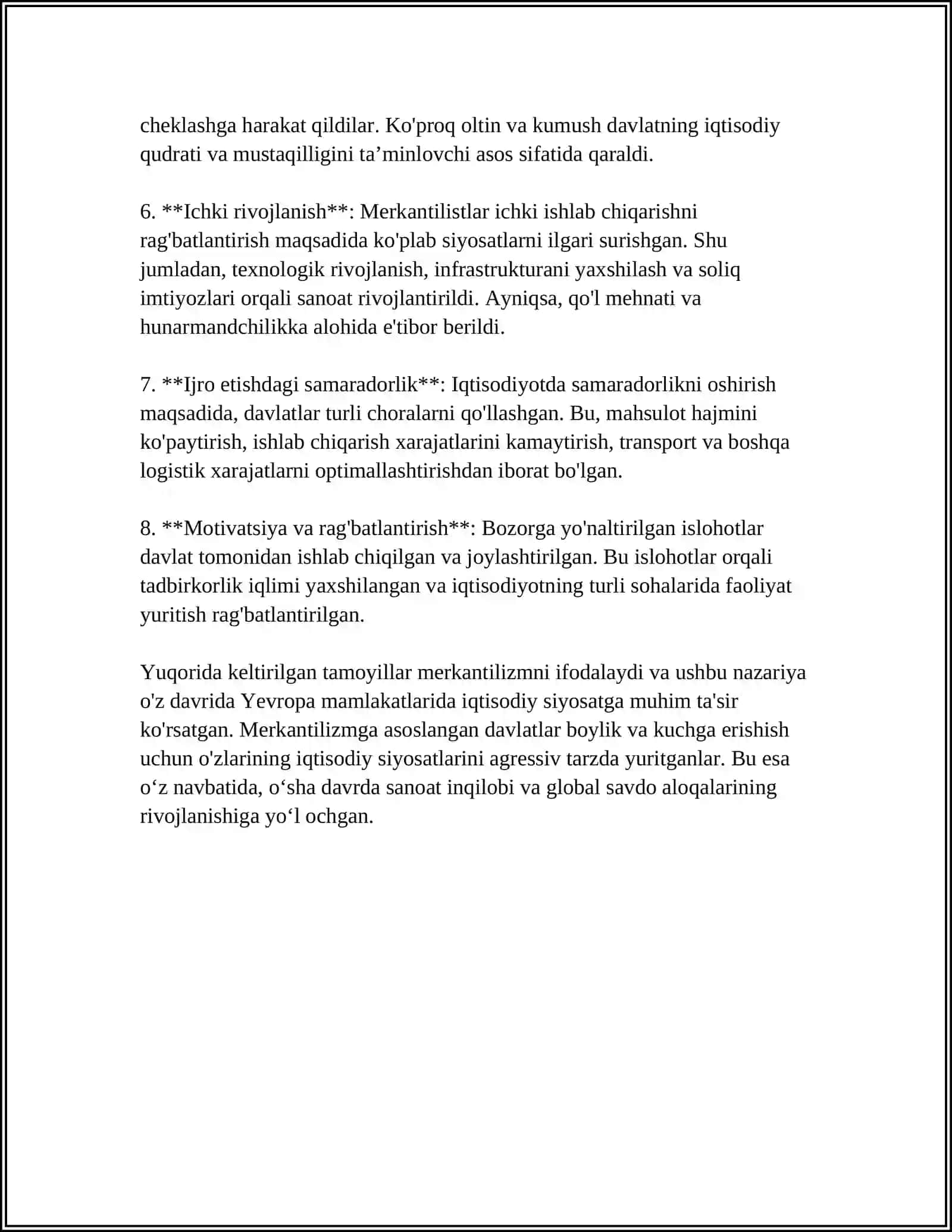 ILK MERKANTALIZM VA UNING NAMOYONDALARI 4