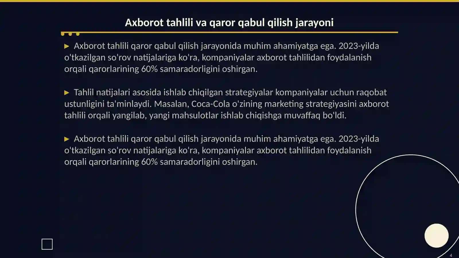Marketingda axborotning roli 4