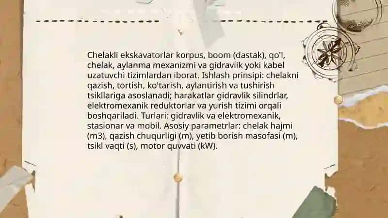 Qazib-yuklash uskunlari va qazib-yuklash ishlarining texnologik sxemalari 4