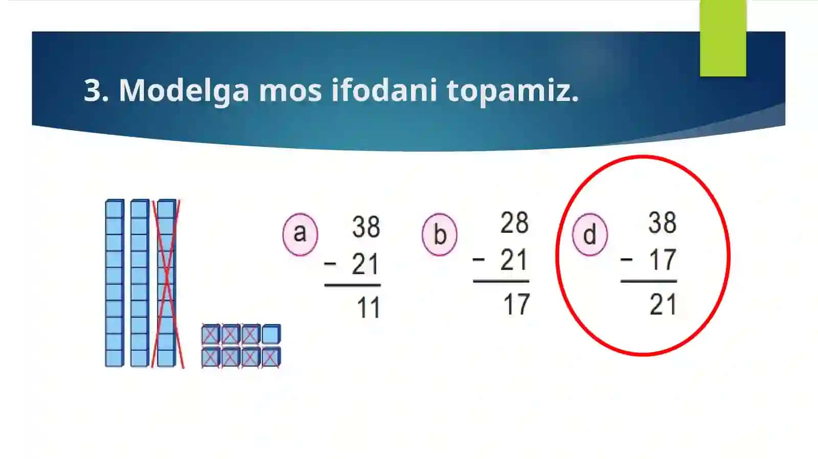 “Jadvallar” mavzusiga taqdimoti 4