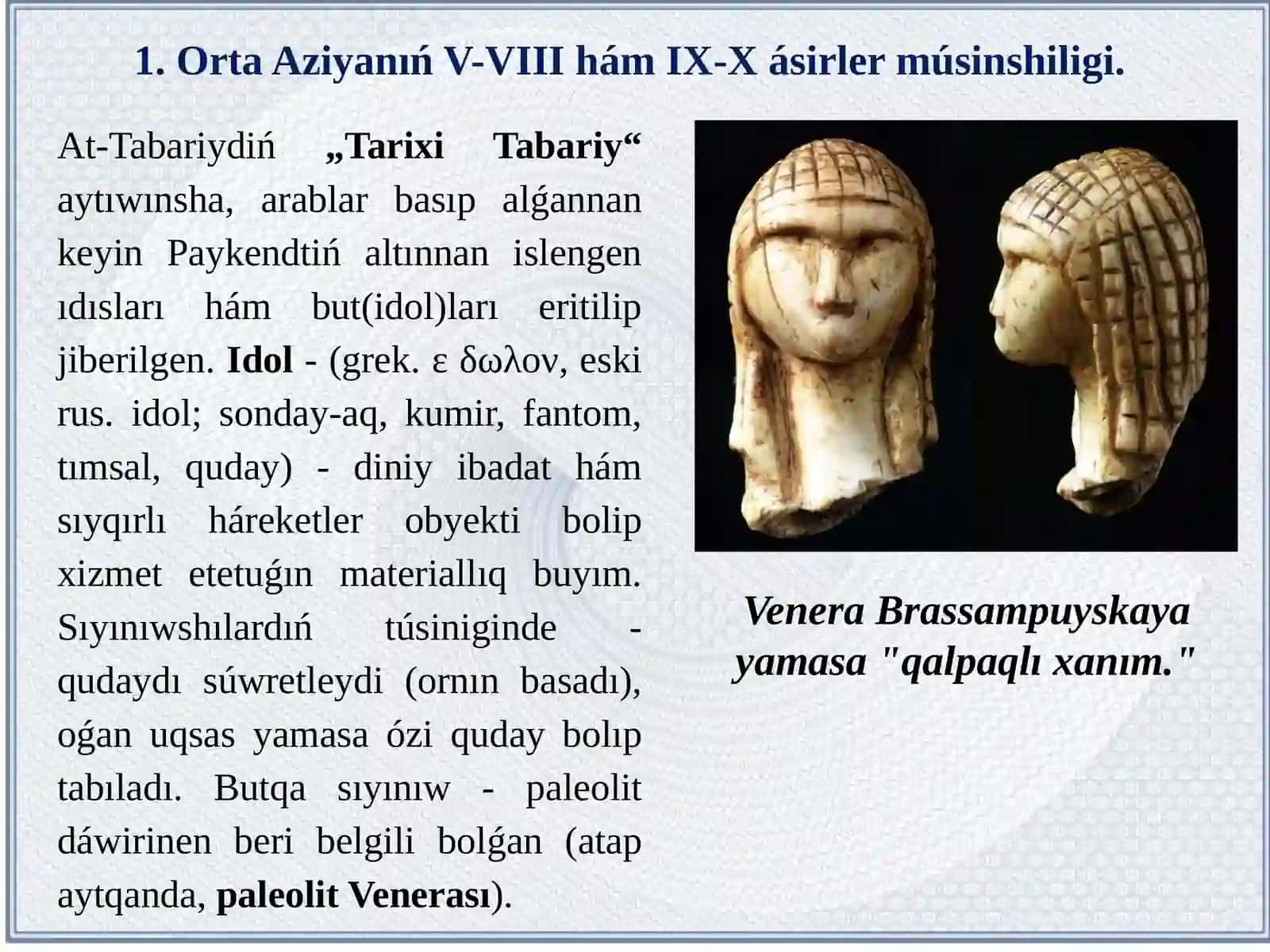 ORTA AZIYАNÍŃ ORNAMENTI HÁM SÚWRETLEW ÓNERI 4