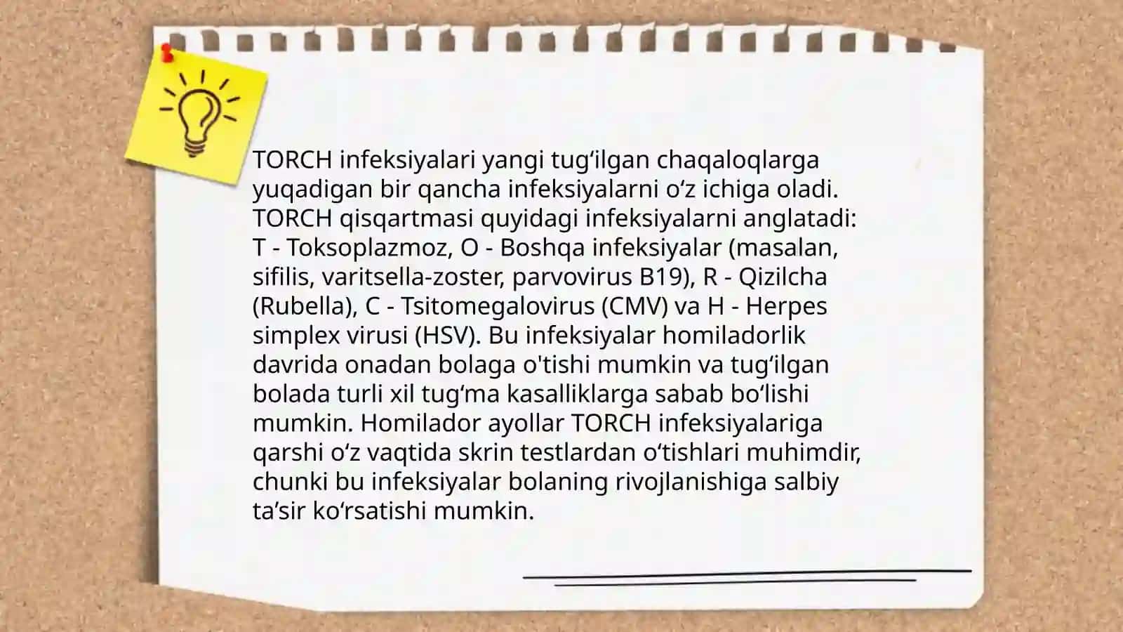 TORCH infeksiyasi haqida 4