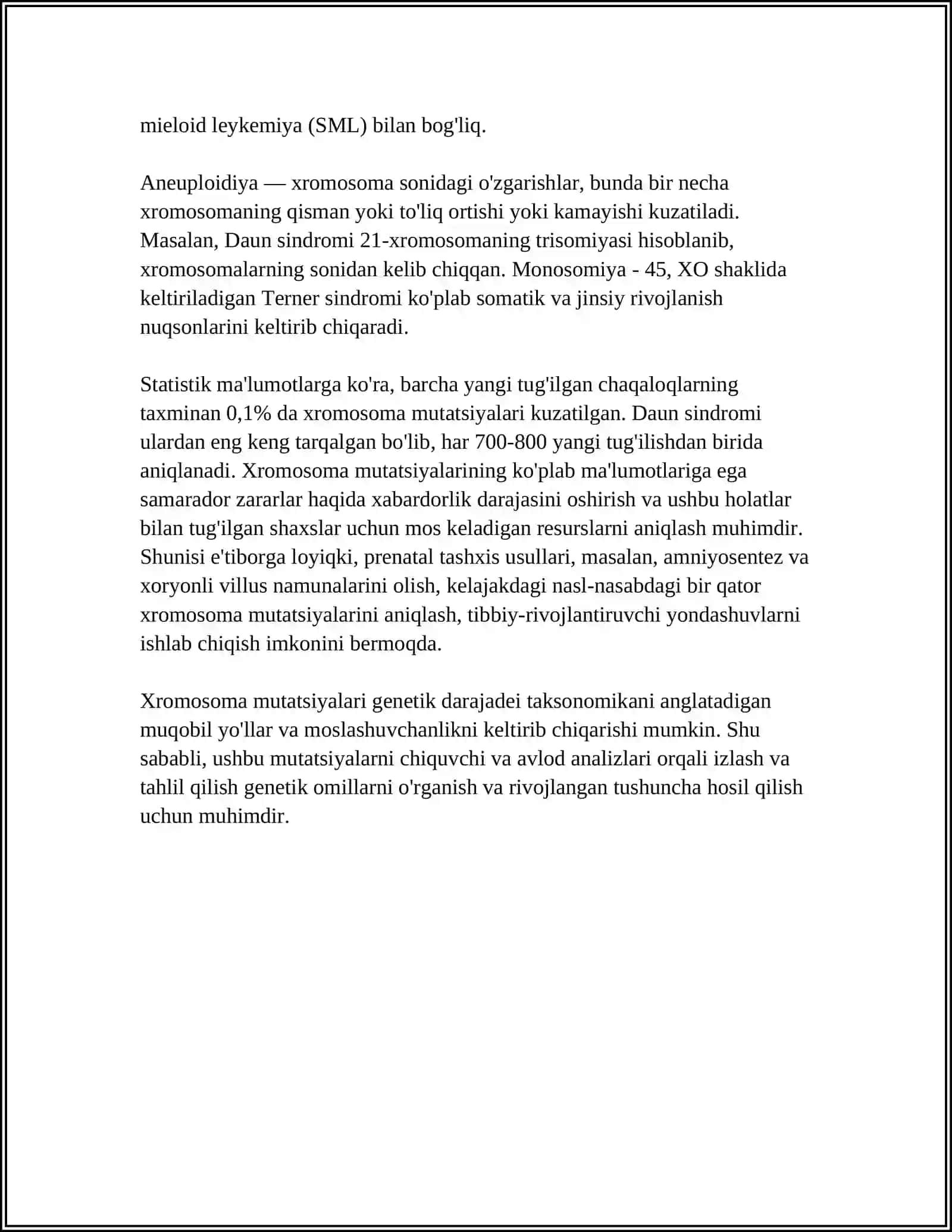 XROMOSOMA KASALIKLARI 4