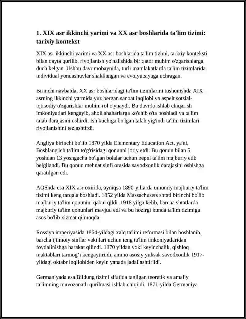 19-ASRNING IKKINCHI YARMI VA 20-ASR BOSHLARIDA TA'LIM VA PEDAGOGIK FIKRLARI. ANBAR OTIN, FURQAT, SAID AHMAD SIDDIQIY, ABDULLA AVLONIYLARNING TA'LIM-TARBIYA TARAQQIYOTIDA TUTGAN O'RNI 4