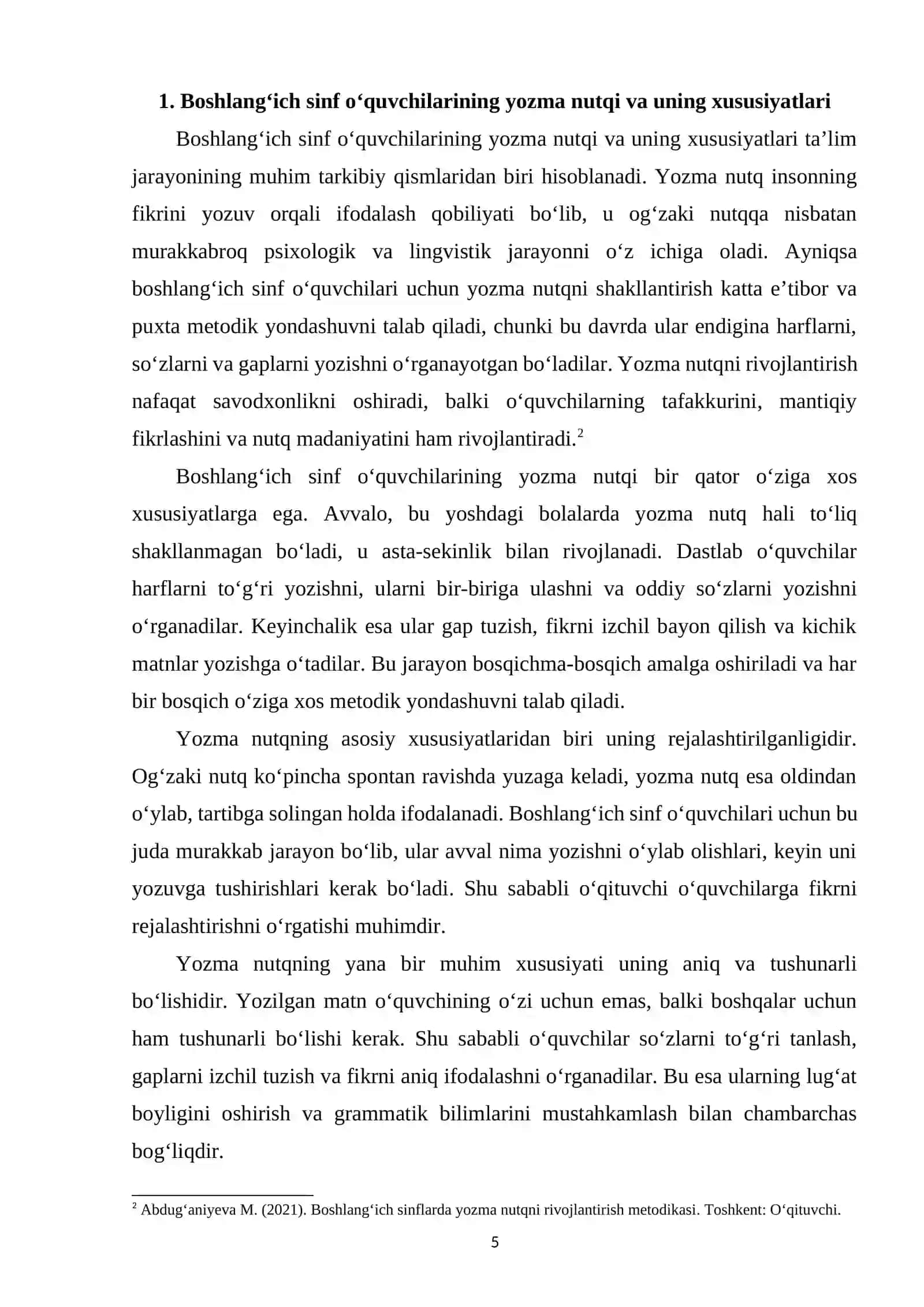 Boshlang‘ich sinf o‘quvchilarining yozma ishlarida yo‘l qo‘yadigan xatolar ustida ishlash 4