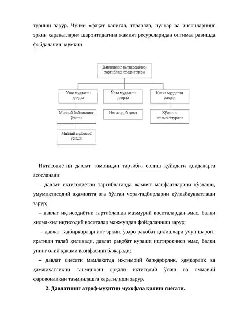 Иқтисодиётни давлат томонидан тартибга солиКорхоналар фаолиятини давлат томонидан тартибга солиш  ш 4