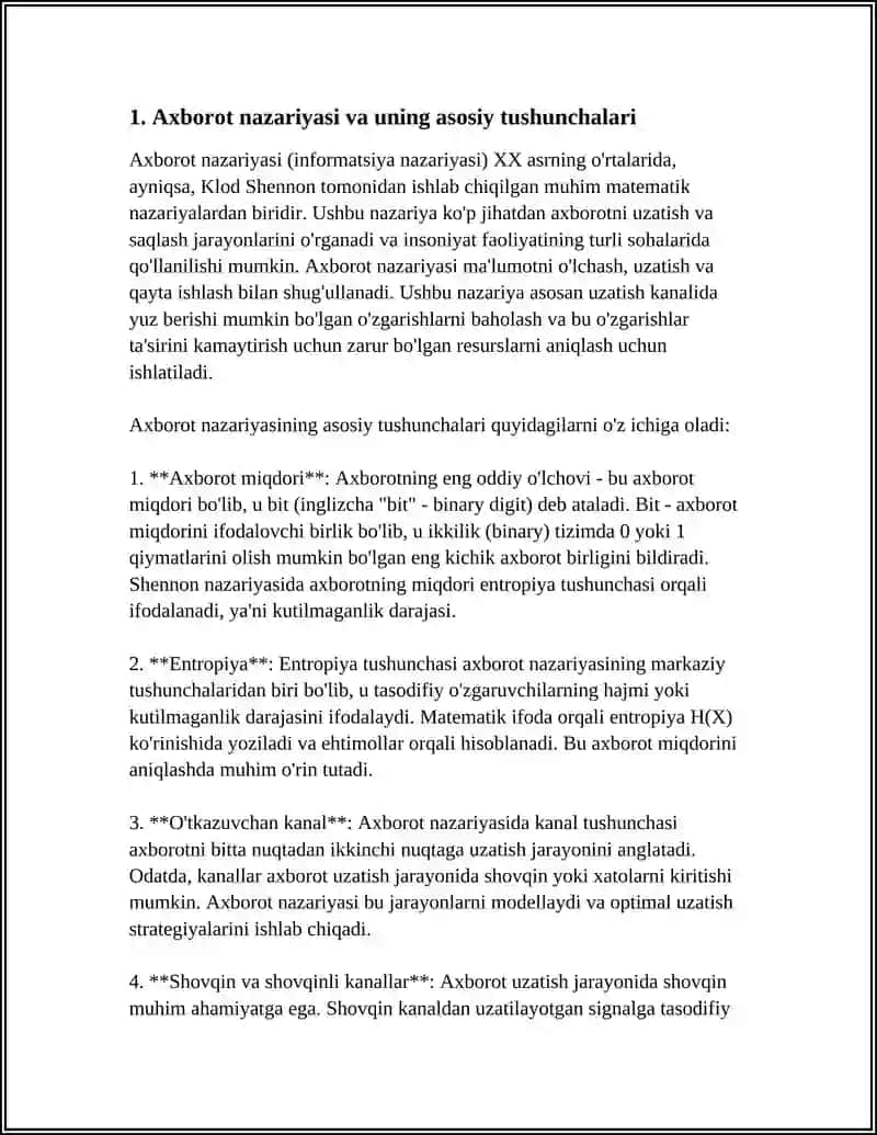 AXBOROT VA UNING TURLARIGA TURLI TURLI SOHALARDA QULLANILISHI 4